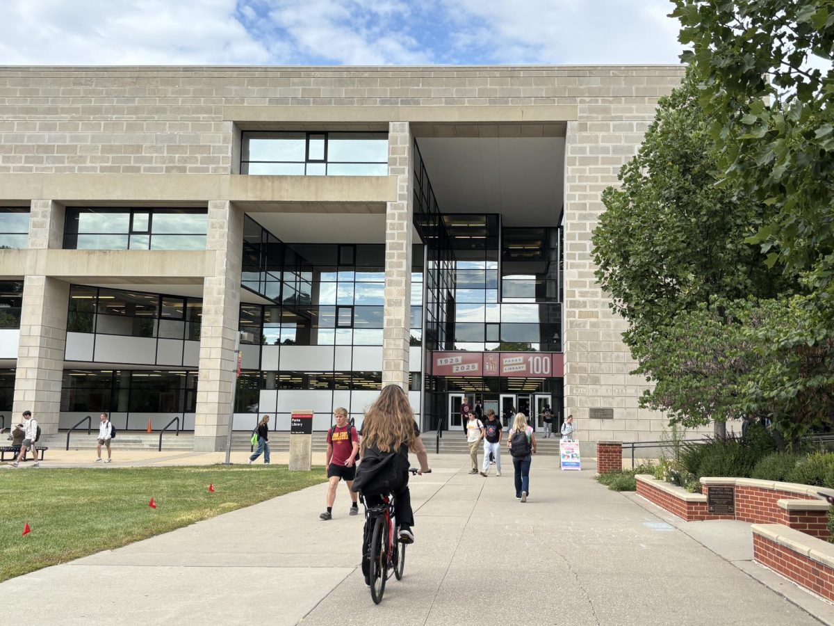 Parks Library is shown on Tuesday, Sept. 9.