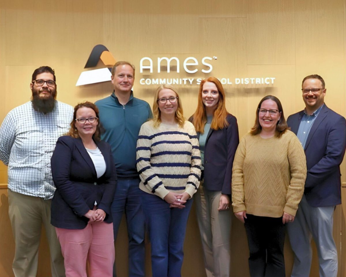 The Ames School Board met on Monday for the last time as the retired board and for the first time with newly elected board members.