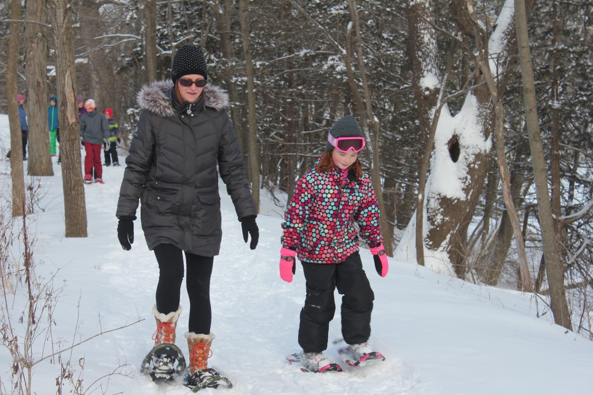 Story County Conservation is hosting a snow shoe hike at McFarland Park to celebrate the start of winter and holiday season. 