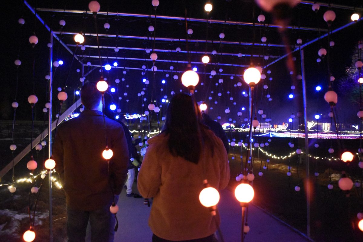 Winder Wonderscape is back for its fifth year, and it’s better than ever. Visitors can explore the garden beneath glowing lights and brightly lit tunnels.