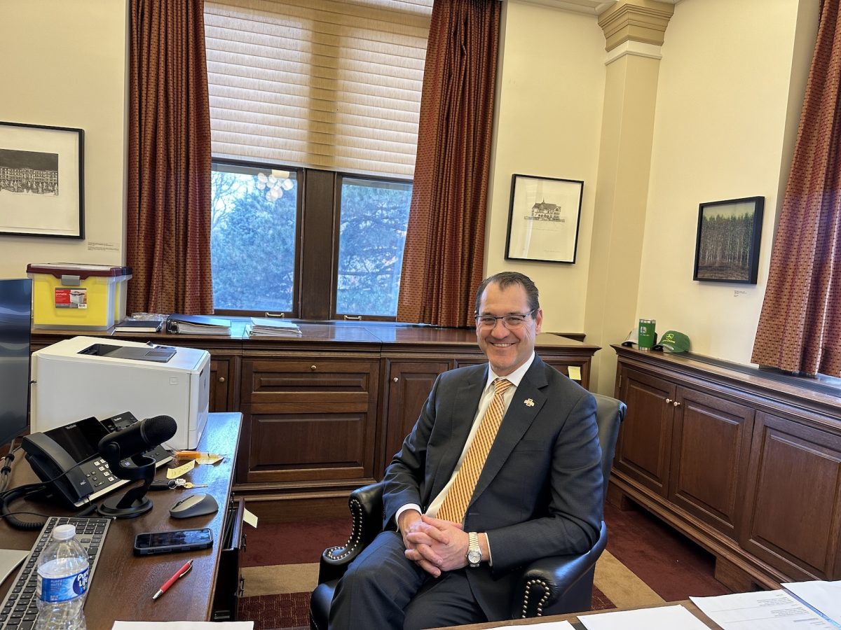 David Cook begin his term as Iowa State’s 17th president on March 1, 2026.