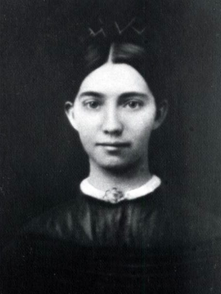 Sarah Emery was the first schoolteacher for Ames, teaching students at the one-room Hoggatt School. (Photo: Farwell T. Brown Photographic Archive)