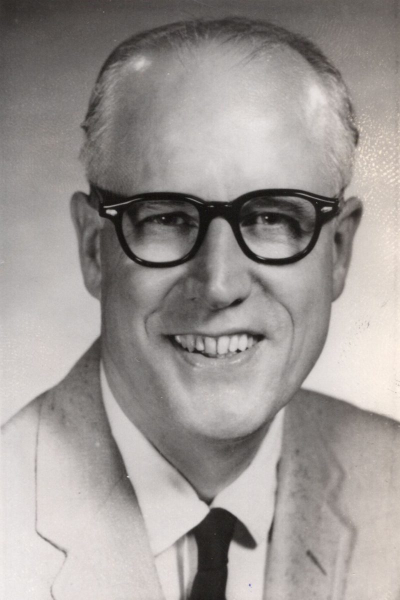 Jack Shelley, a reporter for WHO Radio, headed the broadcast journalist program at Iowa State University beginning in 1966.