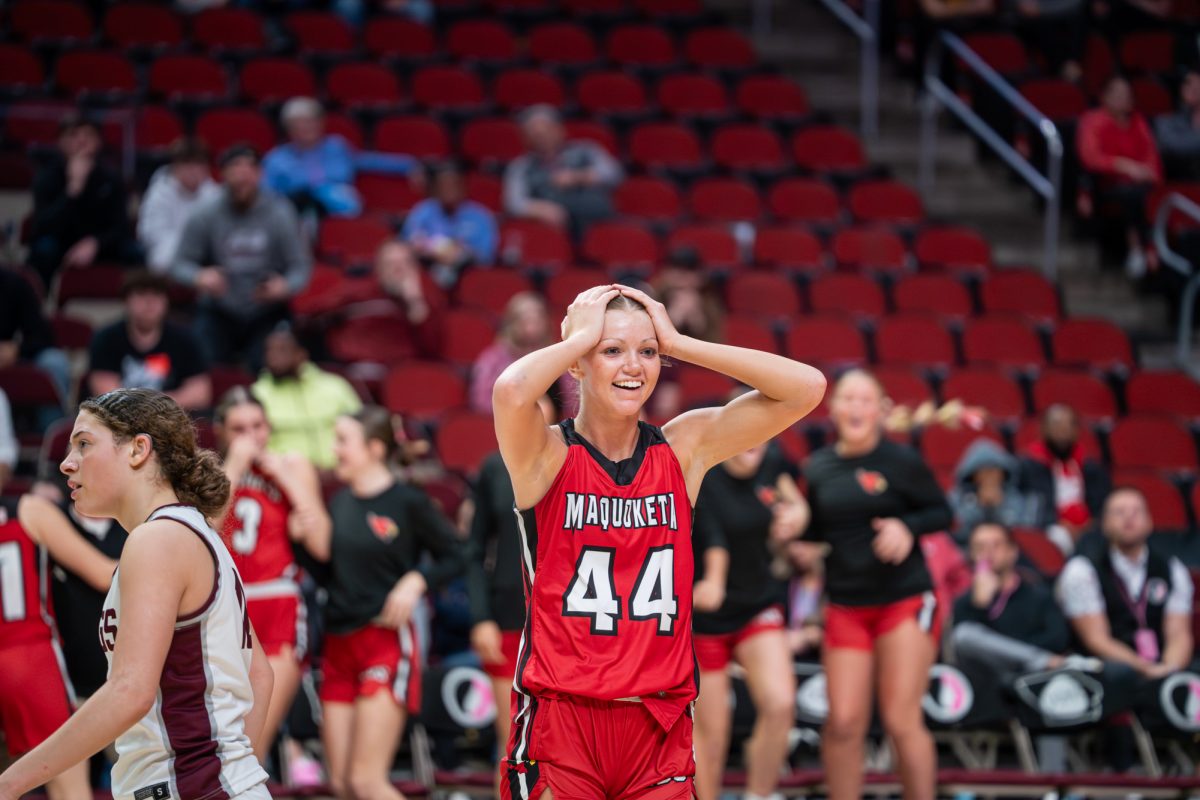 Cora Widel stood frozen in disbelief March 6 at Caseys Arena as Maquoketa secured its first girls state basketball championship, a moment that quickly shifted from shock to celebration and etched the team’s name into history.