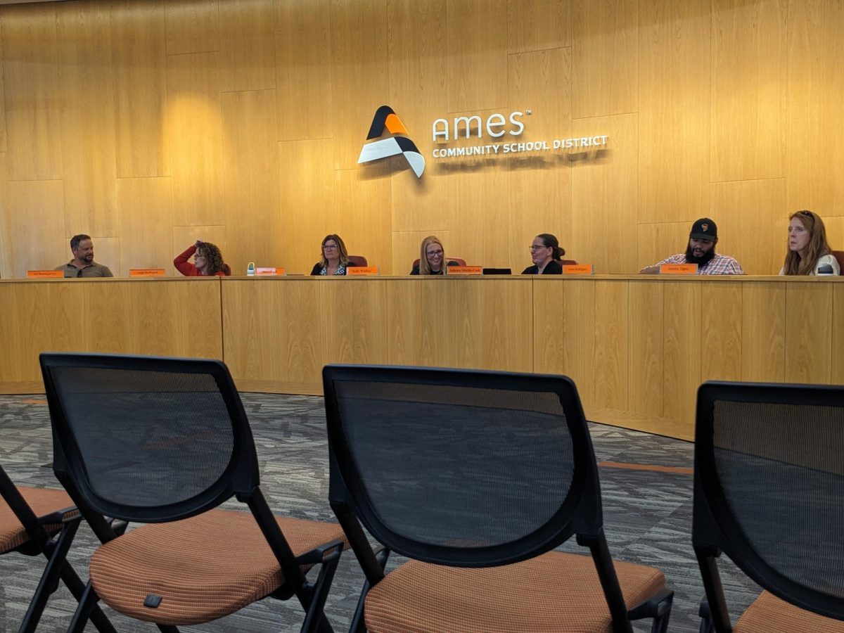 The Ames School Board met Monday.